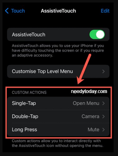 How to hide do not disturb icon on iphone Enable AssistiveTouch