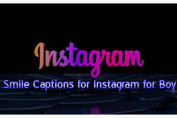 Smile Captions for Instagram for Boy