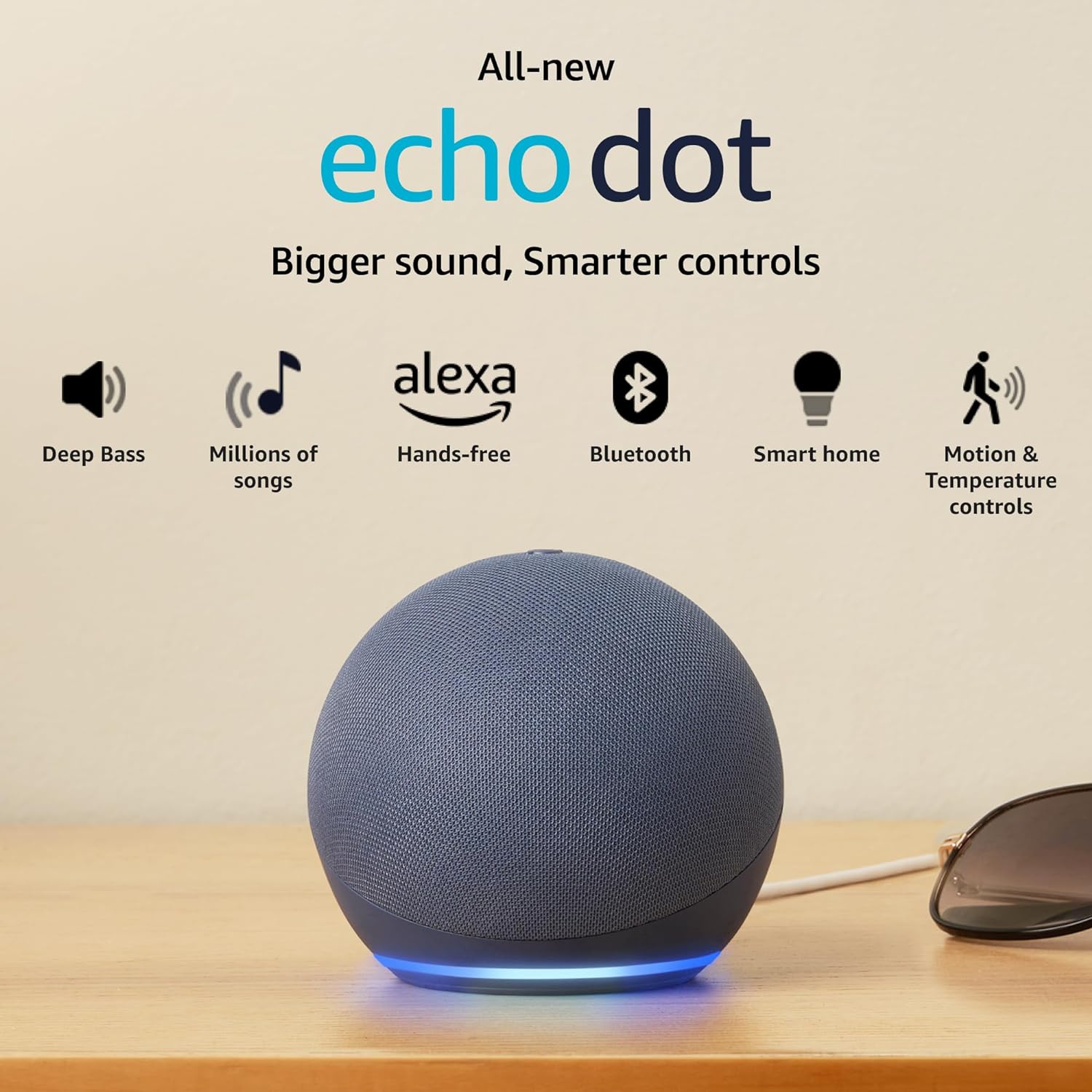 Liked that,Echo Dot 5 can be used as external bluetooth speaker even for 2nd generation Fire TV stick attached to older non smart HDMI TV.It also controlled the 2nd generation Fire TV stick to open applications & all on TV,do some searches on TV as well.It has temperature sensor & some ultrasound sensor which couldn't be tested without more smart devices.The bass sound is good from small speaker. Mics are nice & sensitive enough.It came preconfigured & connected directly from Amazon cloud synced data from 2nd generation Fire TV stick. Didnot like no rechargable battery included.Always a corded wire shows up.Looks bad for a smart device. Didnot like clock & temperature not displayed yet. Did not like Echo Dot 5 showing device not compatible for auto updated 2nd generation Fire tv stick to become home theater system.Even after 2nd generation Fire TV stick was updated from Settings-->Fire TV-->Install updates several times & restarted till it showed latest up to date Fire TV OS. I didnot like vendor lockin for common man. Till date,There is no Interoperability with compatibility between Fire OS,Fire TV Stick 2nd generation,Echo Dot 5,Google Assistant,Google Nest Mini 2,Google Chrome cast & such smart IOT devices which is much required to make more value for money & make life simpler for all. I did not like there is no standardization of manufacturing standard Gaming remote control pairing standards that can work with Fire TV stick. I did not like that Amazon Luna on Fire TV stick is not allowed in India. I didnot like that,no common interoperability open standards for Virtual reality shopping, gaming & other applications with Echo Dot 5 & other company smart IOT devices are being governed by IEEE or such institutions for net neutrality & better future with more value for money without vendor lockin.