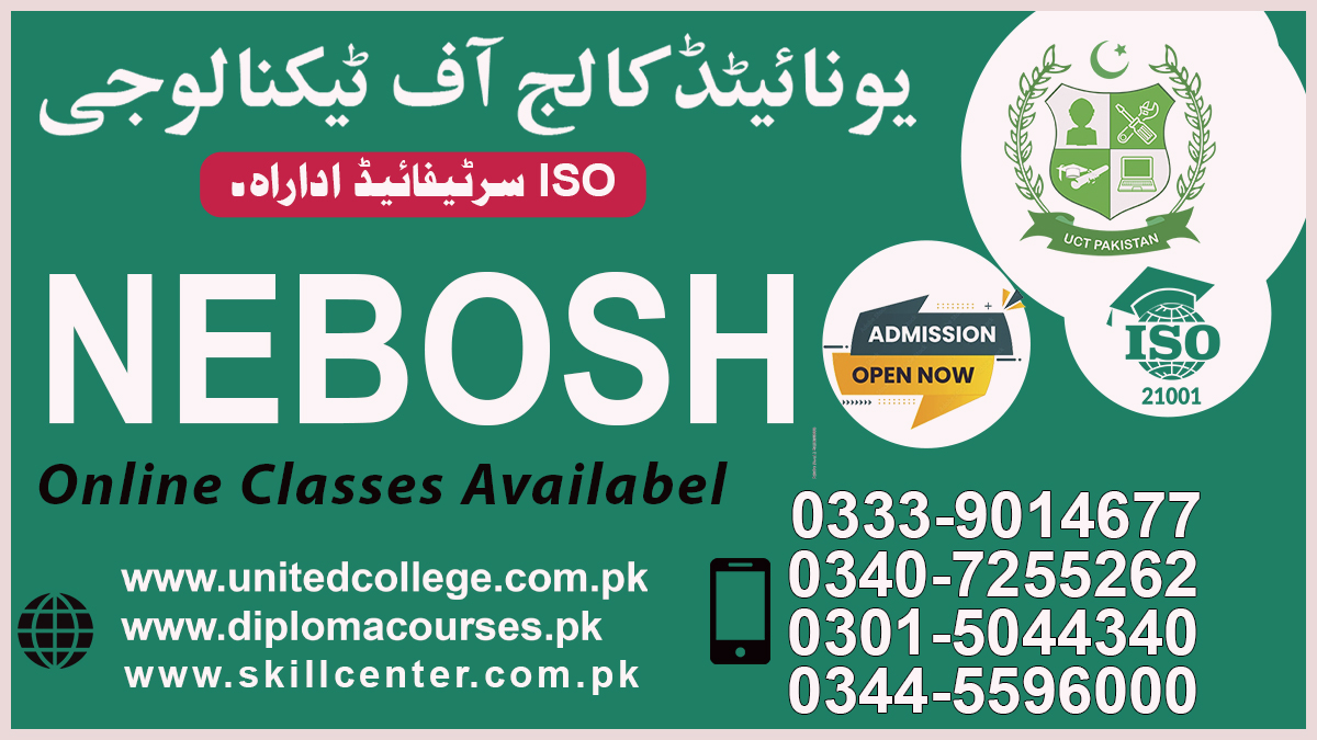 NEBOSH Course in Rawalpindi Islamabad 0310-0004570