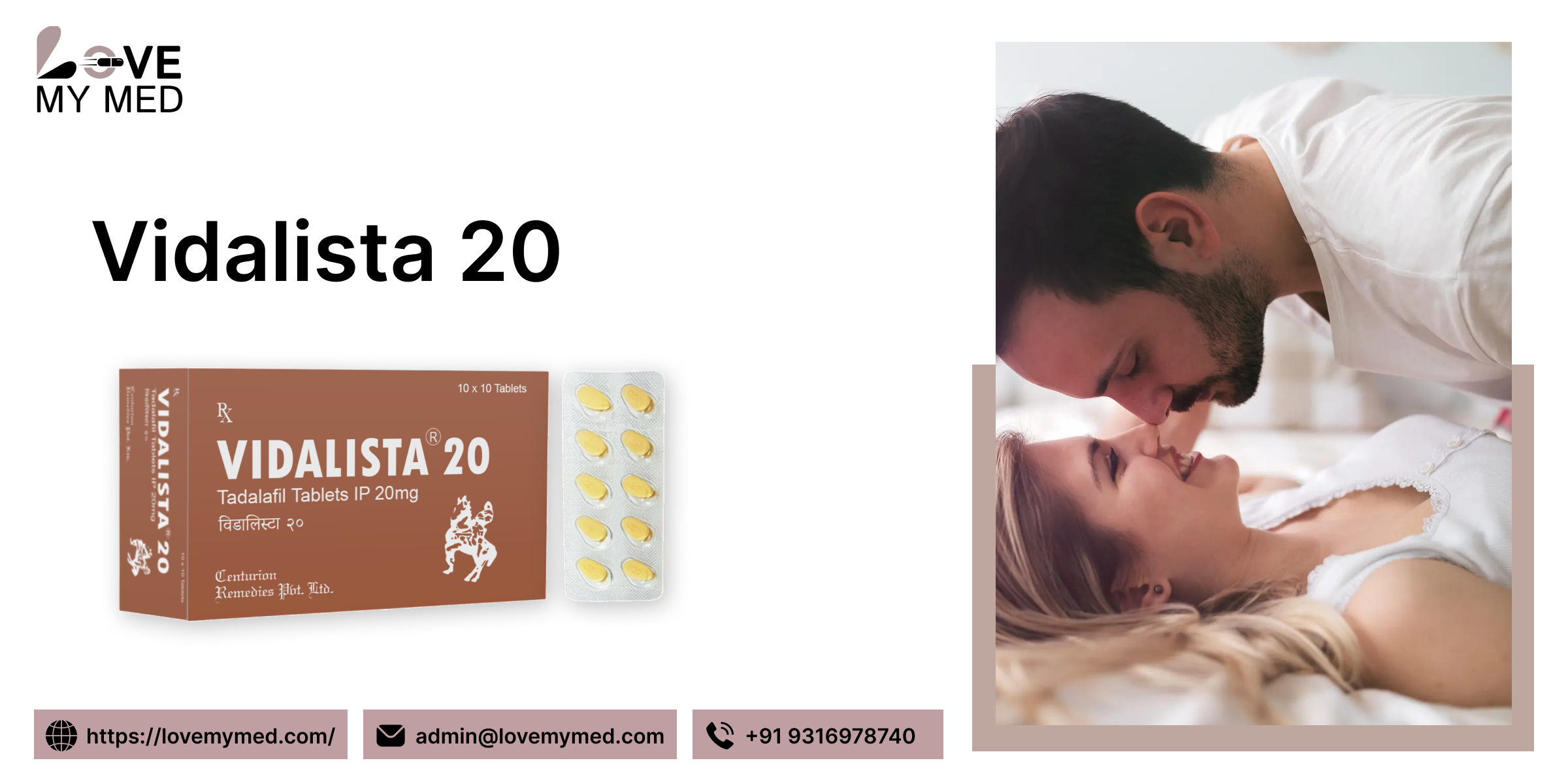 Vidalista 20: Long-Lasting Relief from Erectile Dysfunction