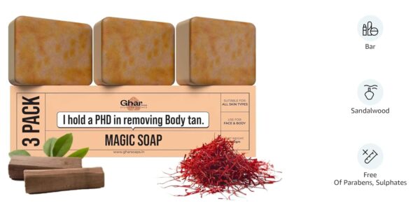 Soaps for Bath with Sandalwood