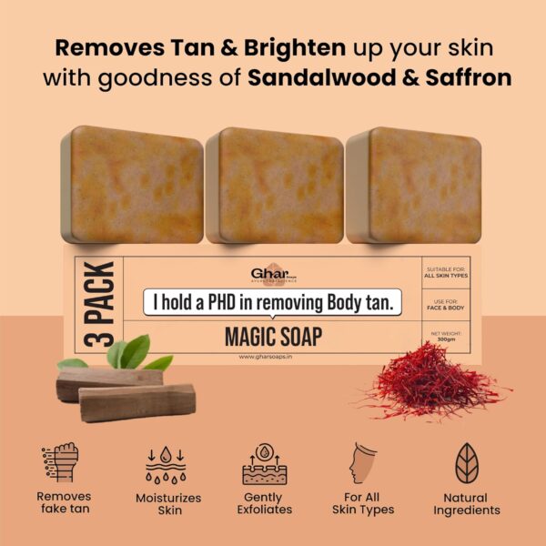 Soaps for Bath with Sandalwood