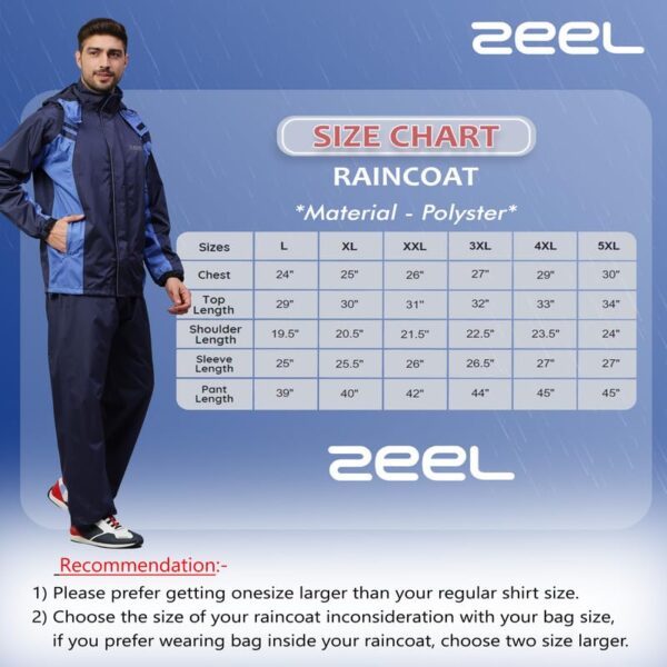 Best Rain Coat for Men Waterproof for Bike Riders - Image 4
